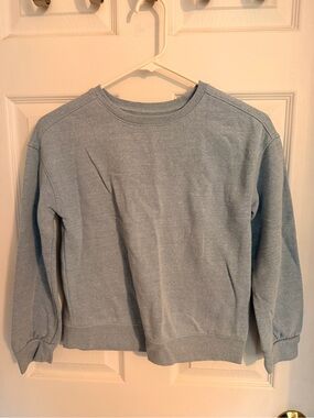 Cat & Jack Kids Crewneck Sweatshirt in Heather Light Blue